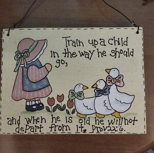 Proverb 22:6 sm sign